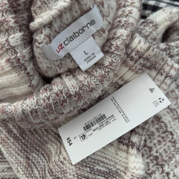 Liz Claiborne Womens Turtleneck Long Sleeve Pullover Sweater - Picture 6 of 7